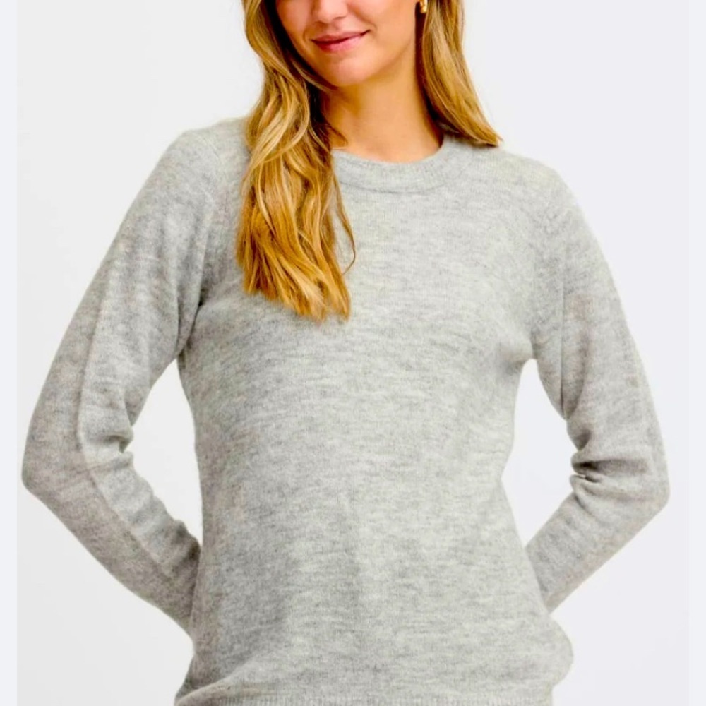 H&M| LOGG grey crew neck sweater. XS